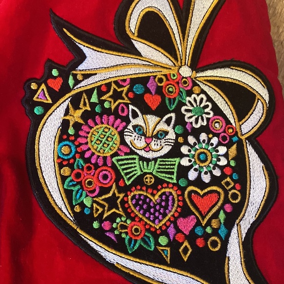 Vtg Bob Mackie Wearable Art Jacket size L - Picture 4 of 6